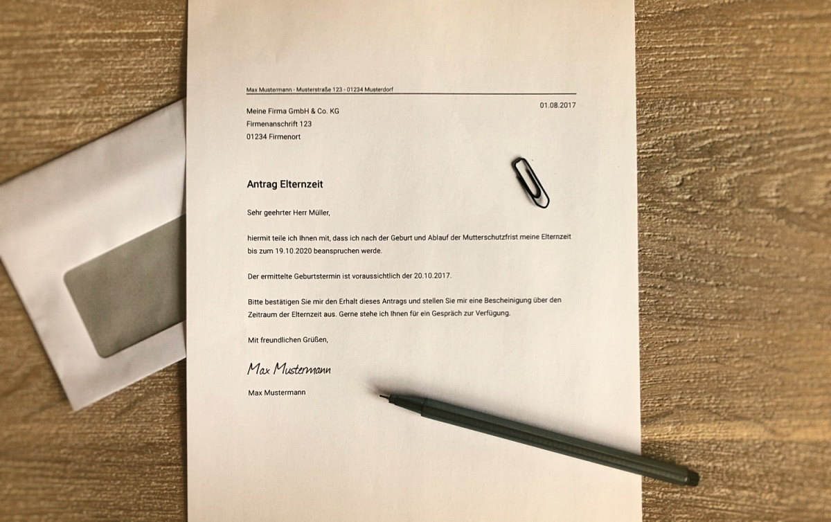 Antrag auf Elternzeit 2023 – so geht's: wichtige Infos & gratis Muster