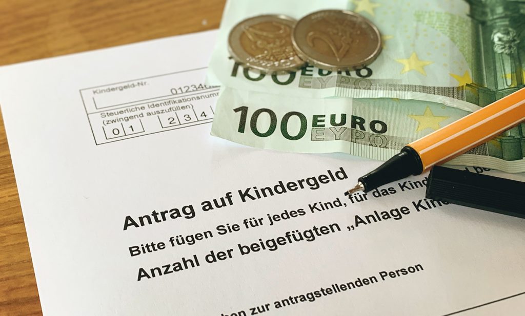 Kindergeld schriftlich beantragen (Muster)